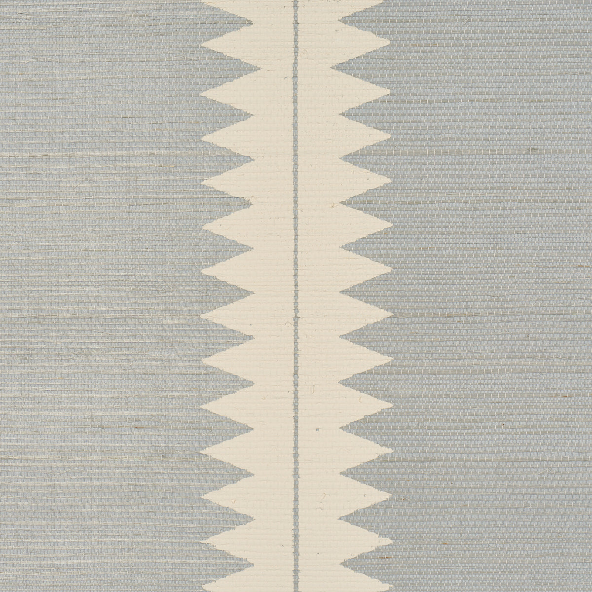 Schumacher 5016740 BRISTLE STRIPE SISAL in MINERAL Wallpaper