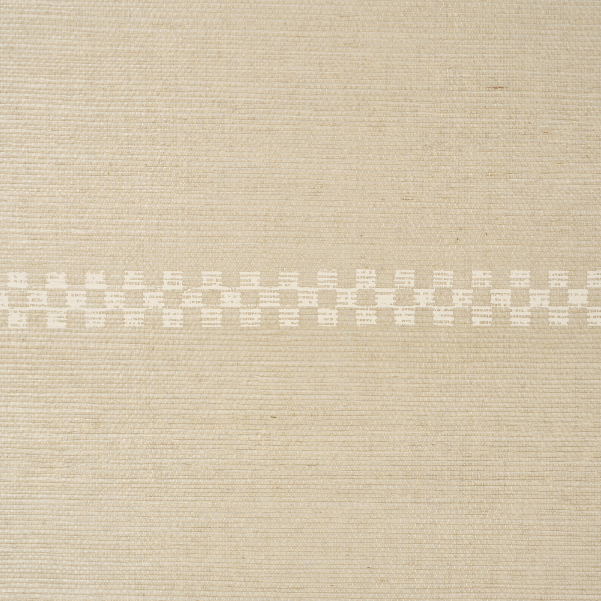 Schumacher 5016751 CHECKERED STRIPE SISAL in BIRCH Wallpaper – Eades ...