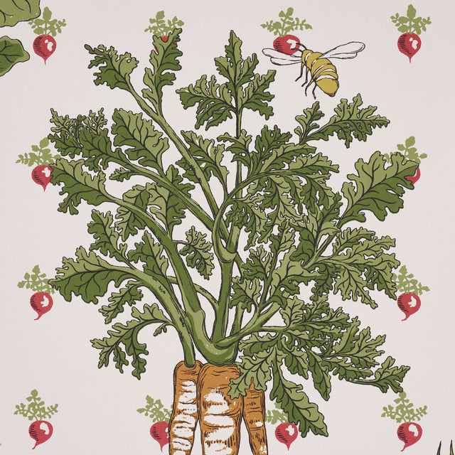 Schumacher 5016780 GREEN GROCER in MULTI Wallpaper - CLOUD N