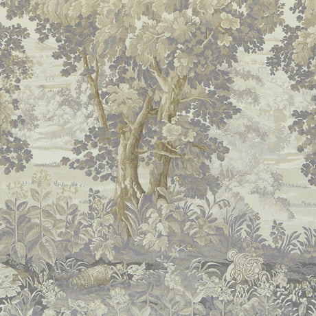 Schumacher 5016823 LA FORÃŠT 3 PANEL SET in OYSTER FOREST Wa