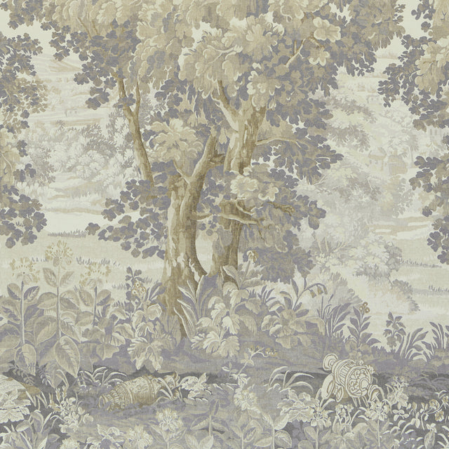 Schumacher 5016823 LA FORÃŠT 3 PANEL SET in OYSTER FOREST Wa
