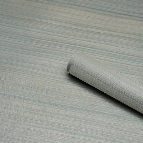 Schumacher 5016872 MUSA ABACA WALLCOVERING in SKY BLUE Wallp