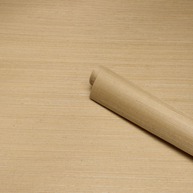 Schumacher 5016873 MUSA ABACA WALLCOVERING in SOFT GOLD Wall