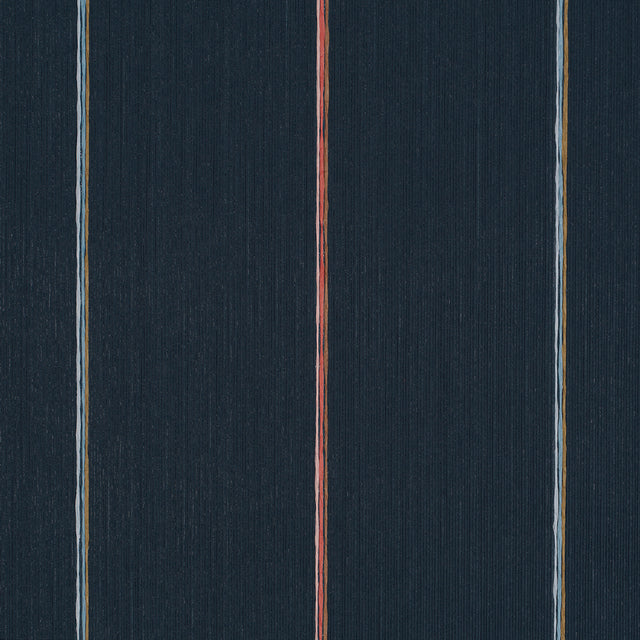 Schumacher 5016891 DRAPER STRIPE in SURF CAMP Wallpaper - BA