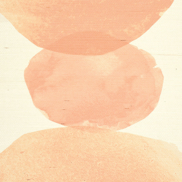 Schumacher 5016911 HYPERION SISAL in PEACH Wallpaper - BACKD