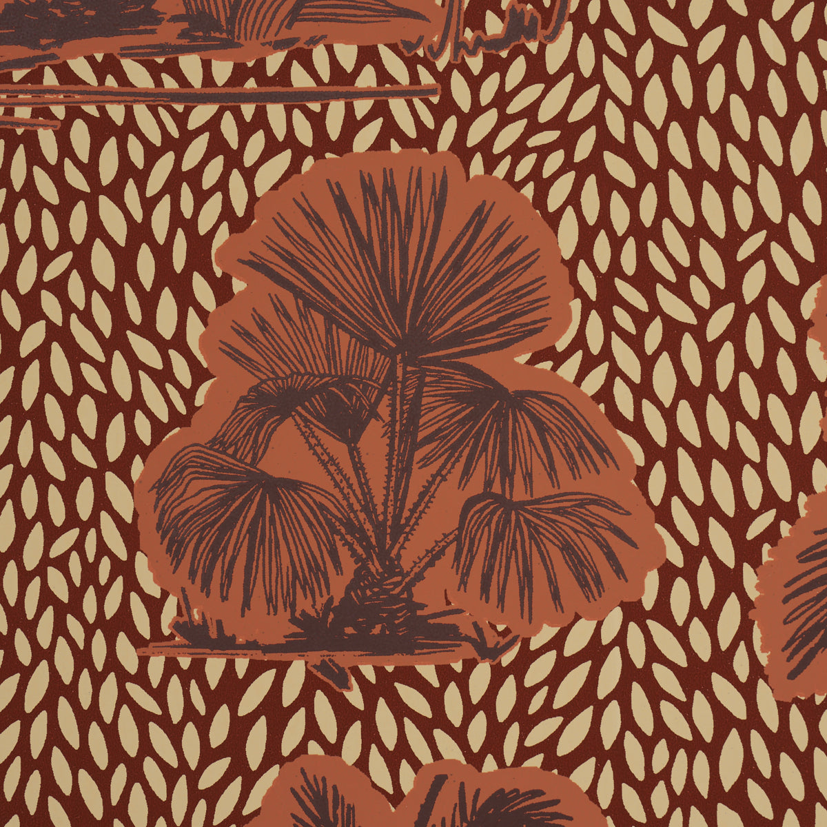 Schumacher 5016921 TROPICAL SAFARI PRINT in SUNSET IN LOS LL