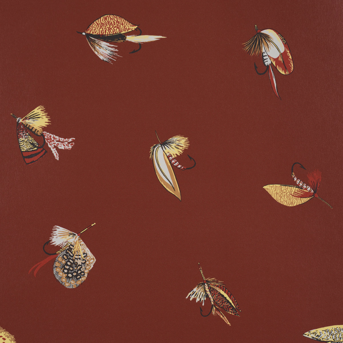 Schumacher 5016992 FLY FISHING in RUSSET Wallpaper - A COUNT