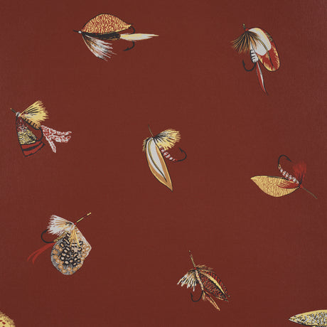 Schumacher 5016992 FLY FISHING in RUSSET Wallpaper - A COUNT