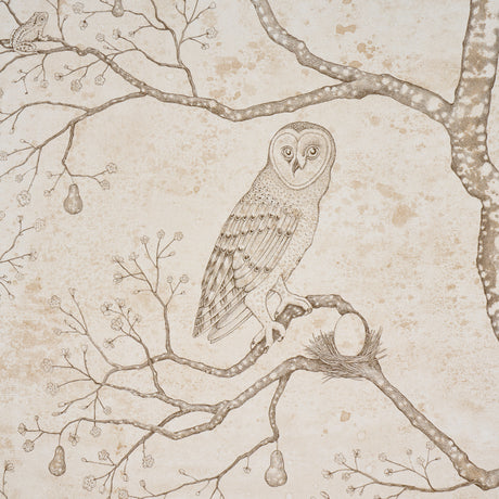 Schumacher 5017091 Lâ€™ATTESA NELLA NOTTE in IVORY Wallpaper