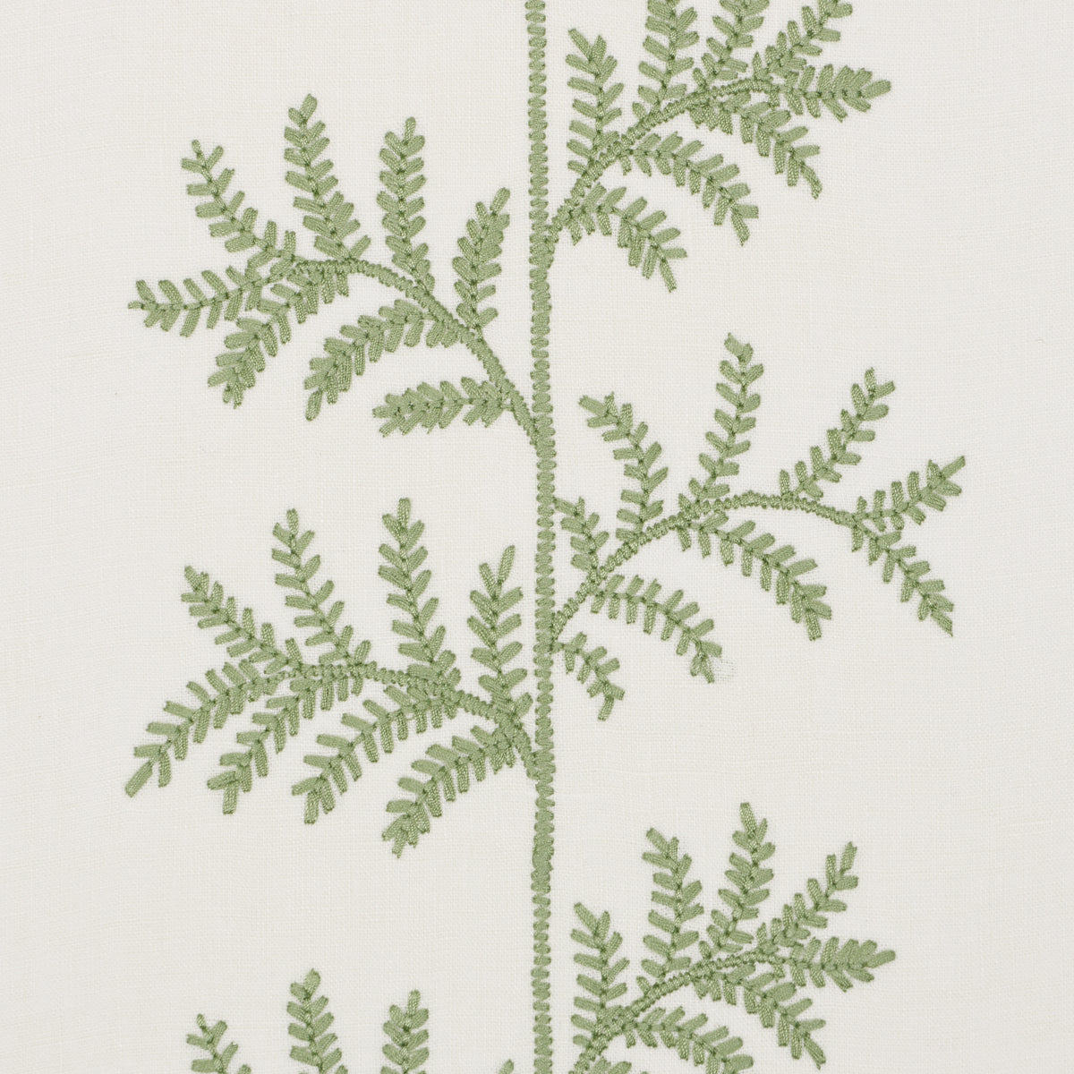 Schumacher 5017100 ELOISE EMBROIDERY WALLCOVERING in SAGE Wa