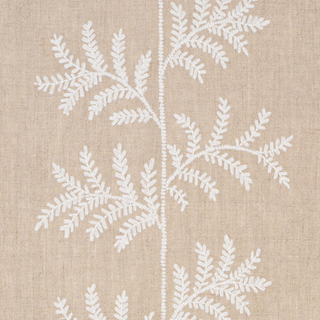 Schumacher 5017101 ELOISE EMBROIDERY WALLCOVERING in NATURAL
