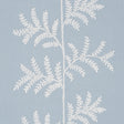 Schumacher 5017102 ELOISE EMBROIDERY WALLCOVERING in SKY Wal