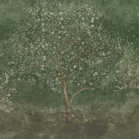 Schumacher 5017140 PSALM 3 PANEL SET in CYPRESS Wallpaper - 