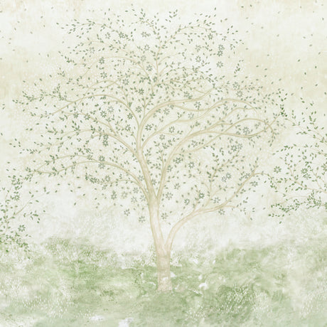 Schumacher 5017141 PSALM 3 PANEL SET in ALABASTER Wallpaper 