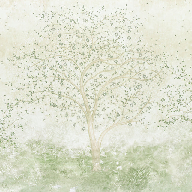 Schumacher 5017141 PSALM 3 PANEL SET in ALABASTER Wallpaper 