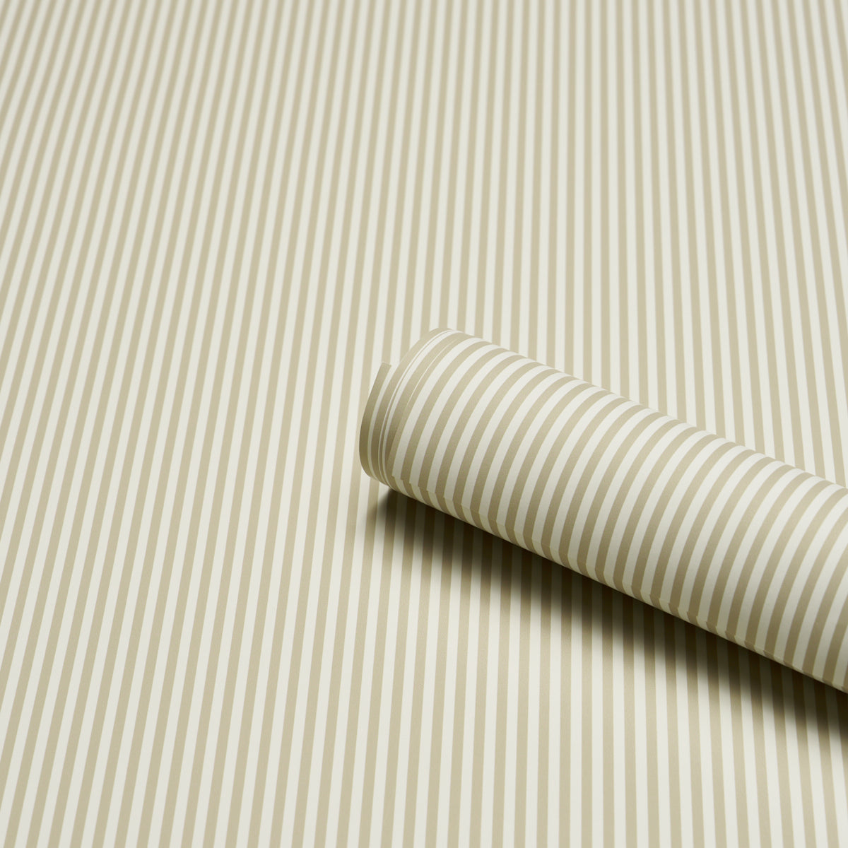 Schumacher 5017197 EMMA STRIPE NARROW in NEUTRAL Wallpaper -