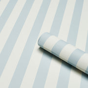 Schumacher 5017210 EMMA STRIPE in SKY Wallpaper - PERENNIAL 