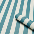 Schumacher 5017214 EMMA STRIPE in AZURE Wallpaper - PERENNIA
