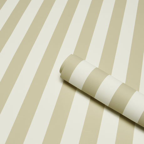 Schumacher 5017222 EMMA STRIPE in NEUTRAL Wallpaper - PERENN