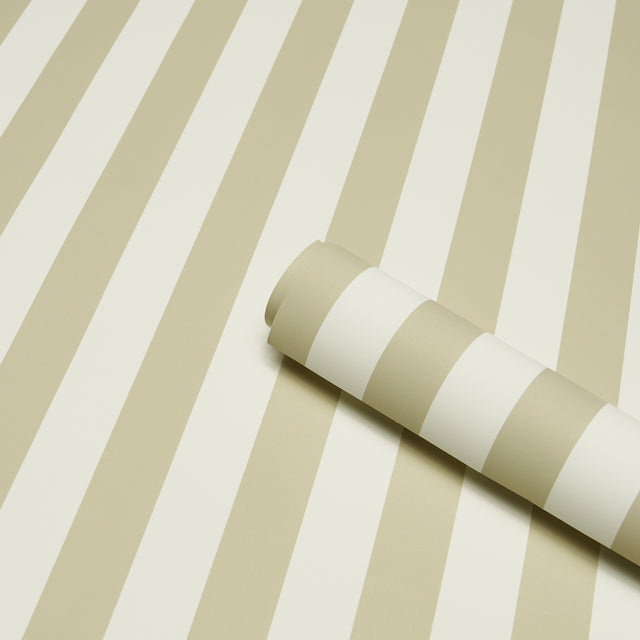 Schumacher 5017222 EMMA STRIPE in NEUTRAL Wallpaper - PERENN