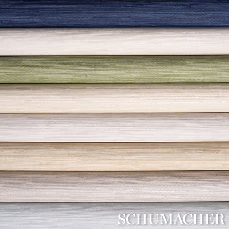 Schumacher 5017275 HORIZON GRASSCLOTH VINYL in GREY Wallpape