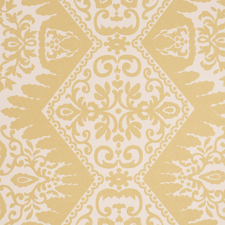 Schumacher 5017312 BERKELEY in STRAW Wallpaper - WILLIAMSBUR