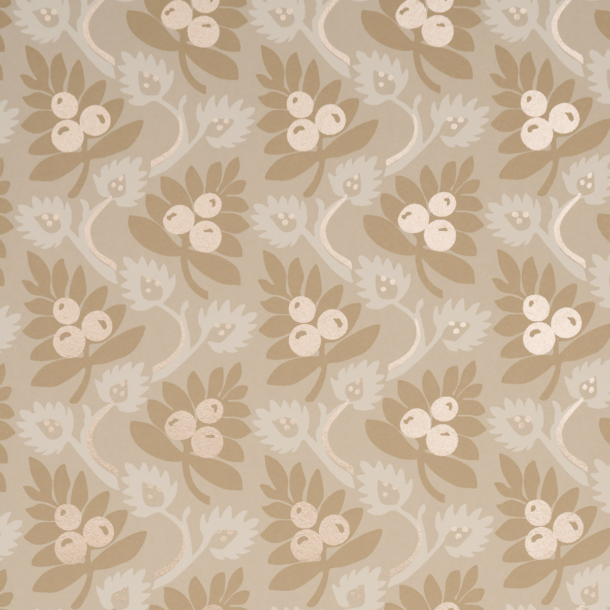 Schumacher 5017340 CUSTIS ORCHARD in TWIG Wallpaper - WILLIA
