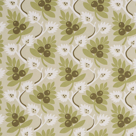 Schumacher 5017341 CUSTIS ORCHARD in LEAF Wallpaper - WILLIA
