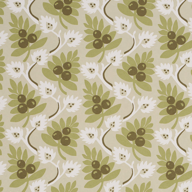 Schumacher 5017341 CUSTIS ORCHARD in LEAF Wallpaper - WILLIA