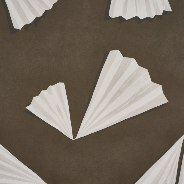 Schumacher 5017350 ANTOINETTE in ESPRESSO Wallpaper - BACKDR