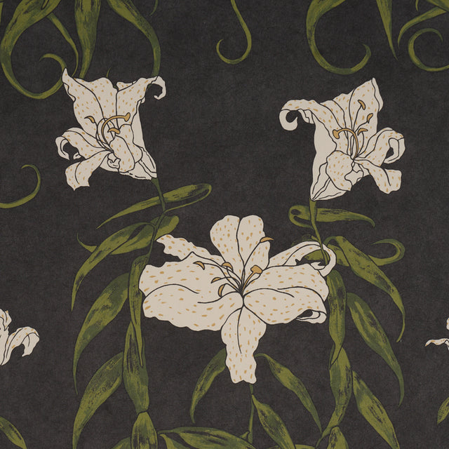 Schumacher 5017382 LADY LILITH in CARBON Wallpaper - BACKDRO