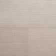 Schumacher 5017410 QUINTON OFFSET RIB WALLCOVERING in PLATIN