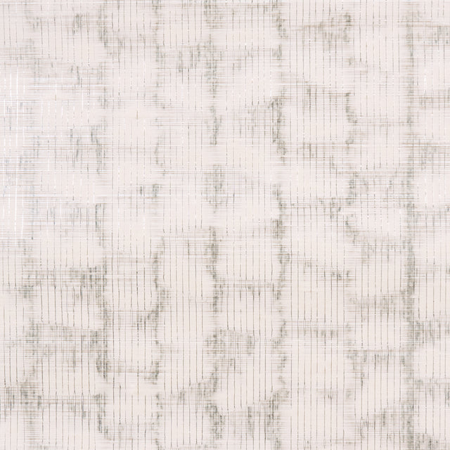 Schumacher 5017430 RUNE PINSTRIPE WALLCOVERING in SILVER Wal