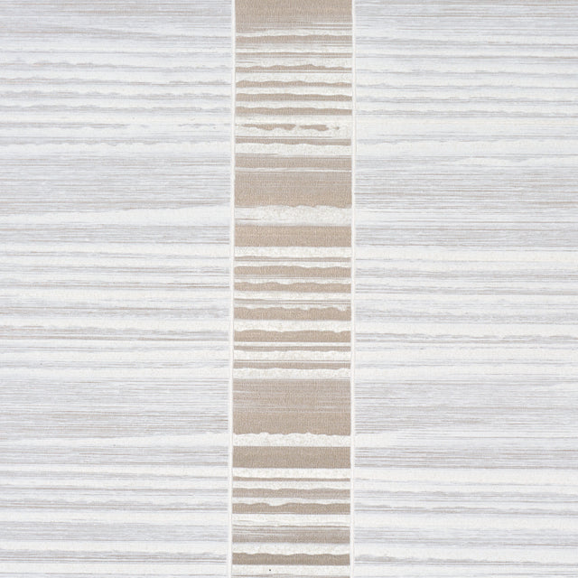 Schumacher 5017440 ORREN RIDGED WALLCOVERING in PEWTER Wallp