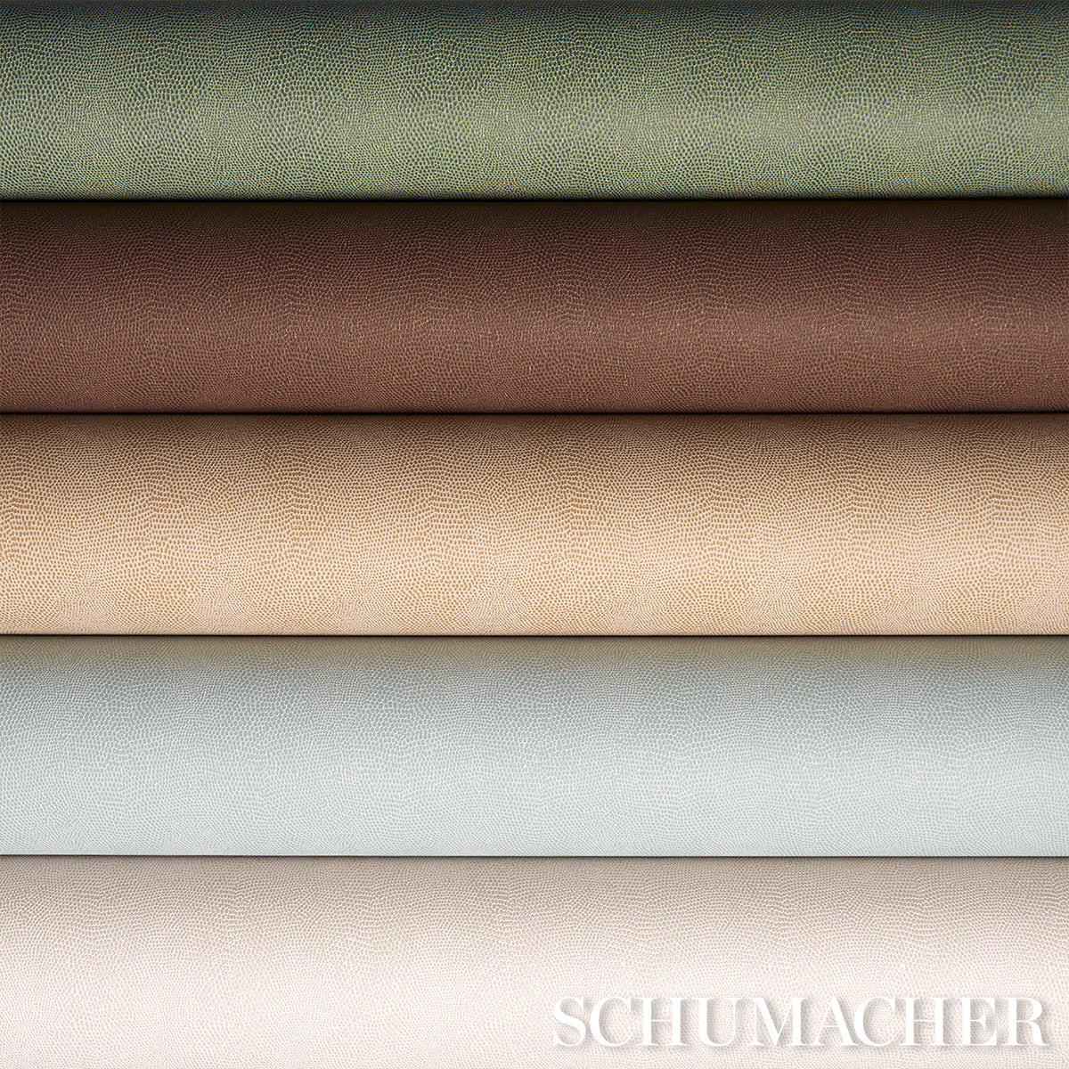 Schumacher 5017501 SNAKESKIN VINYL in SAND Wallpaper - SCHUM