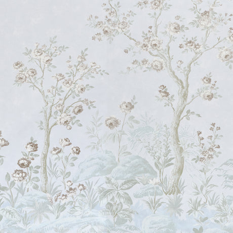 Schumacher 5017552 CHARLOTTE'S GARDEN 2 PANEL SET in PERIWIN