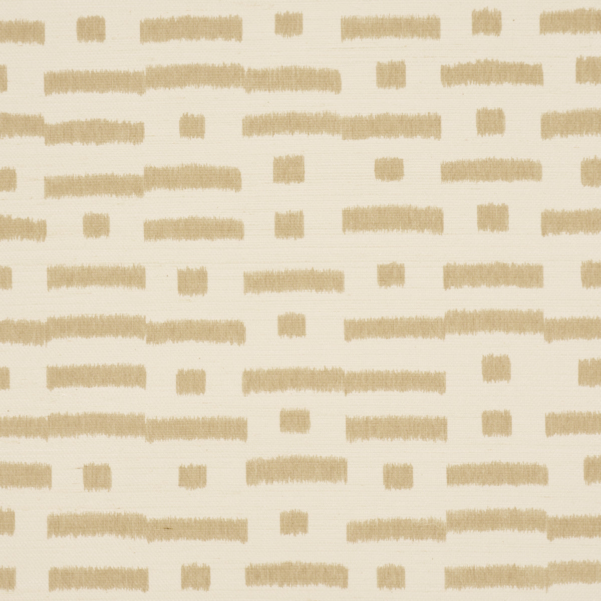 Schumacher 5017591 ABSTRACT IKAT SISAL in BEIGE Wallpaper - 