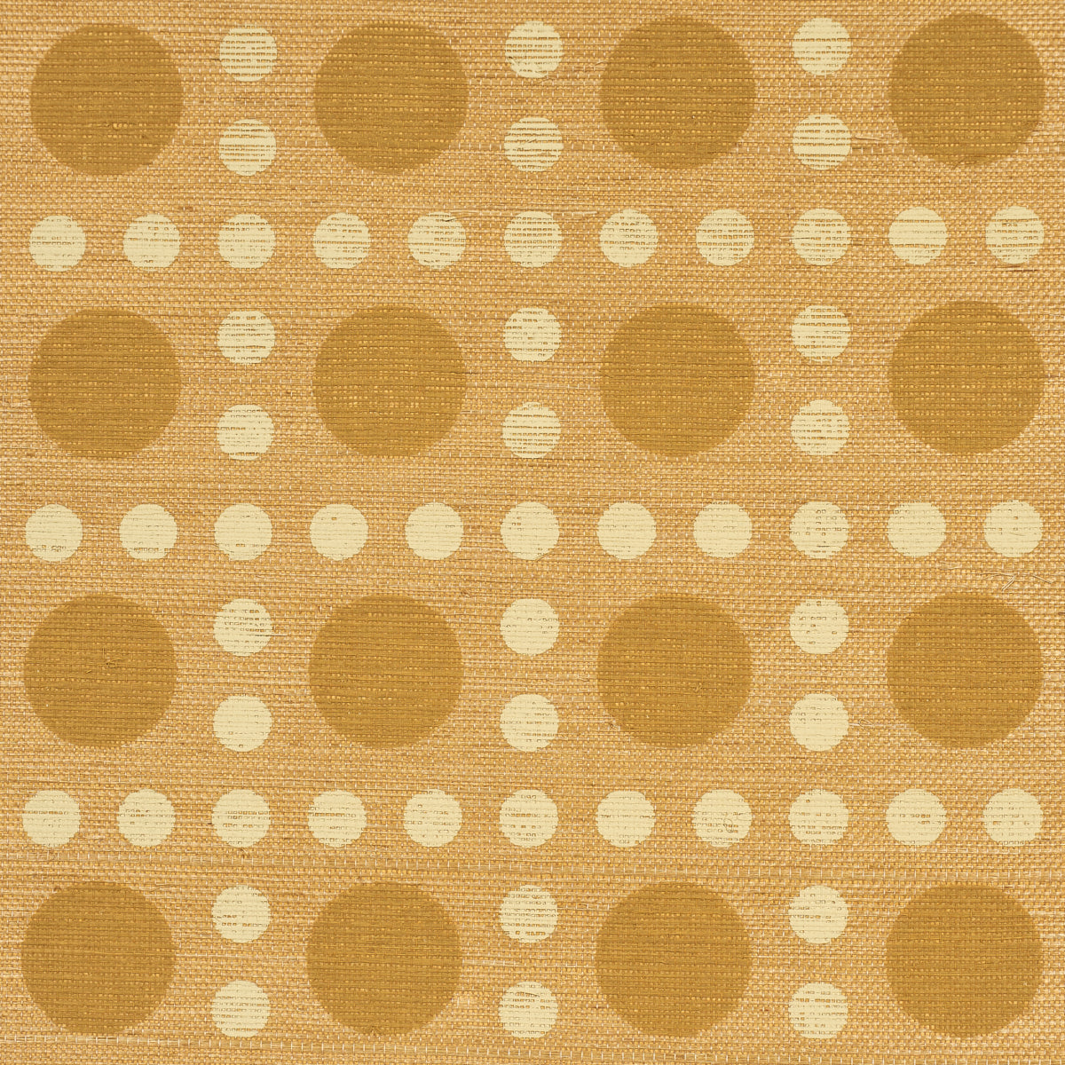Schumacher 5017870 PUNTINI SISAL in TANLINES Wallpaper - BAC