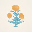 Schumacher 5017981 POPPY PRINT in MUSTARD & SKY Wallpaper - 