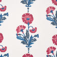 Schumacher 5017990 DIANTHUS PRINT in INDIGO & IRON Wallpaper