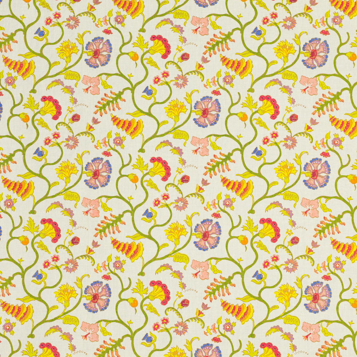 Schumacher 505N60 PONDICHERRY BY RAOUL in LAWN Fabric - RAOU