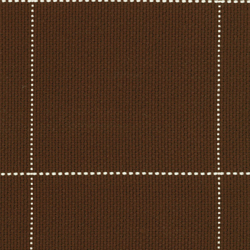 Schumacher Aquitane Brown Fabric