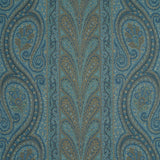 Schumacher Chatelaine Paisley Blue Fabric