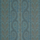 Schumacher Chatelaine Paisley Blue Fabric