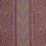 Schumacher Chatelaine Paisley Magenta Fabric
