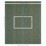 Schumacher Chatelaine Paisley Jade Fabric