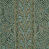 Schumacher Chatelaine Paisley Jade Fabric