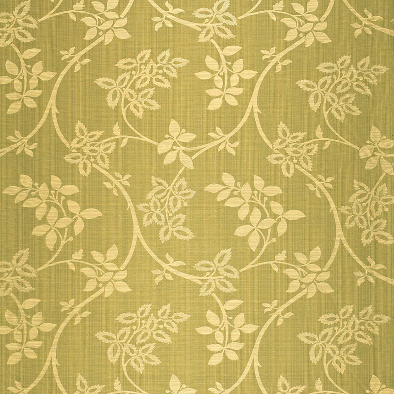 Schumacher 51990 CHEVERNY VINE in LEAF Fabric - SCHUMACHER W