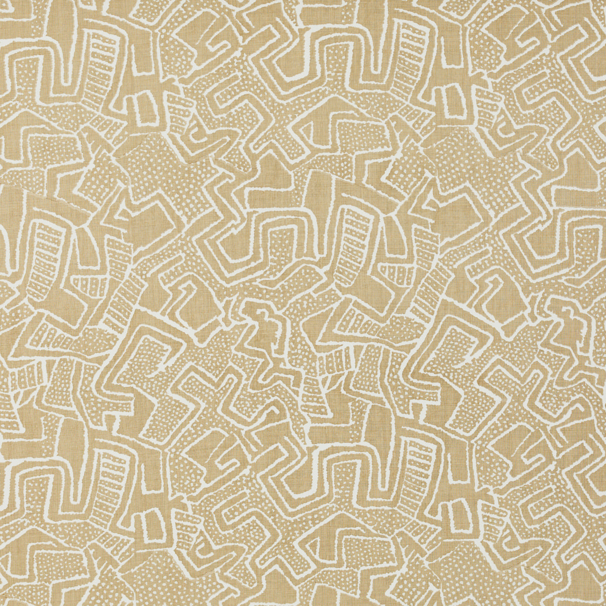 Schumacher 519B32 SAIBO in CAMEL Fabric - RAOUL TEXTILES