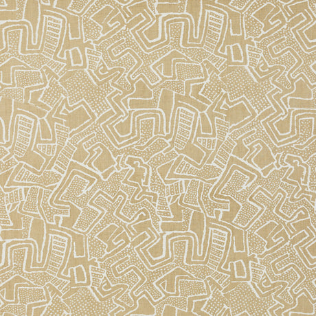 Schumacher 519B32 SAIBO in CAMEL Fabric - RAOUL TEXTILES